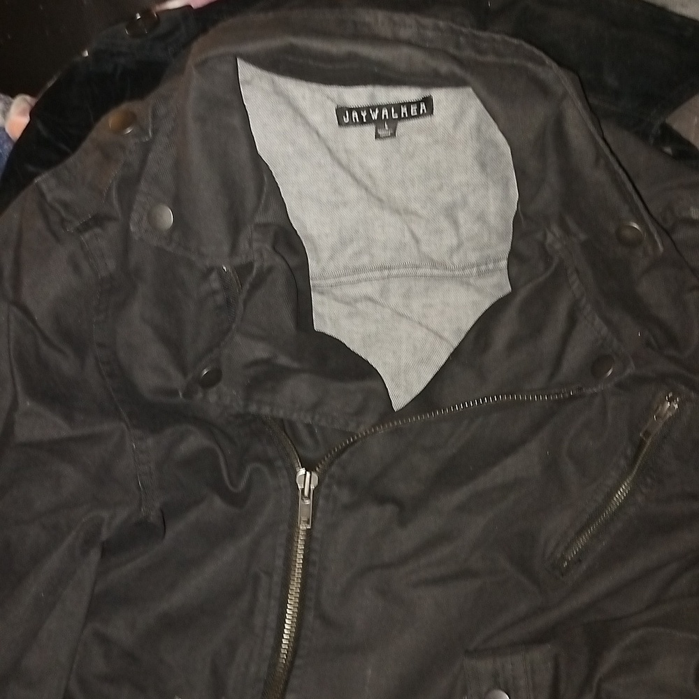 NWOT LG Jaywalker Moto Style Denim Jacket